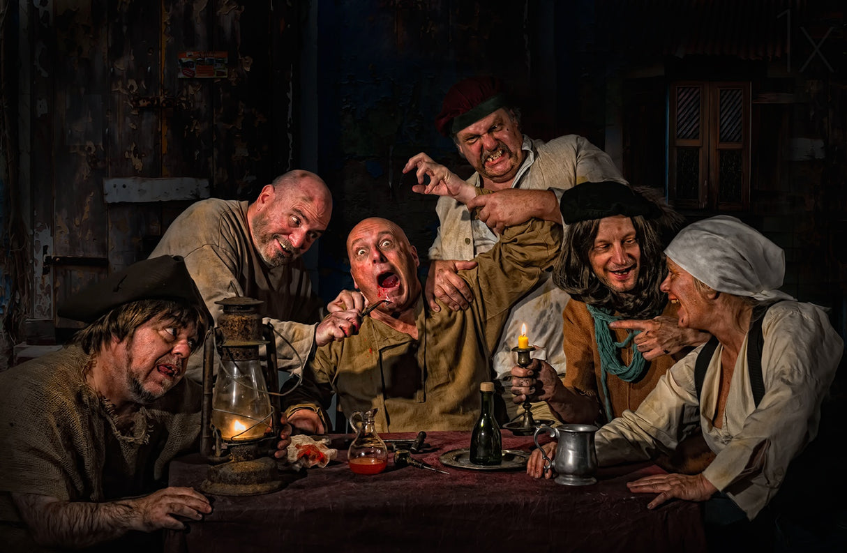 The Dentist - homage to Caravaggio Poster och Canvastavla