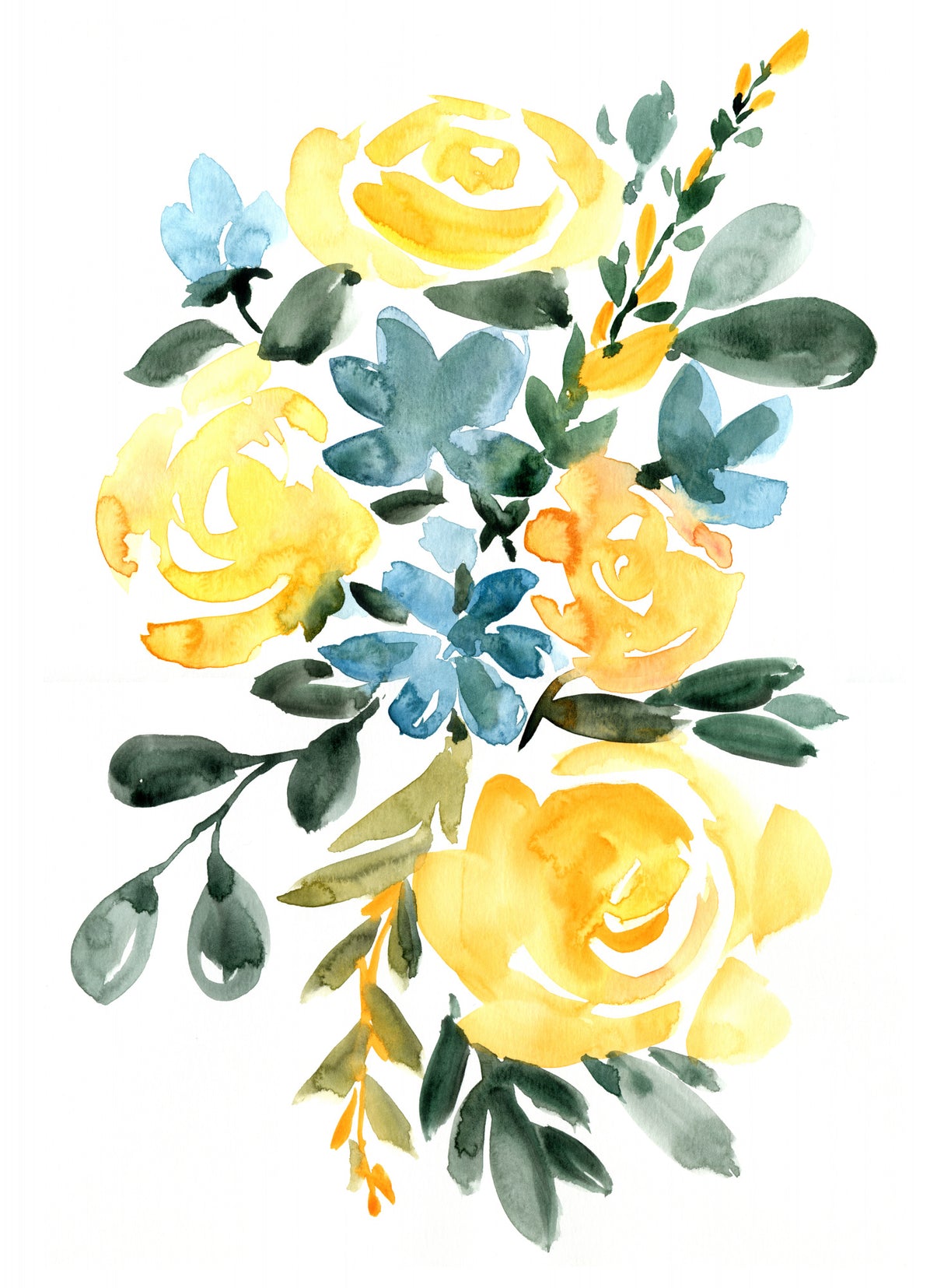 Cora bouquet Poster och Canvastavla
