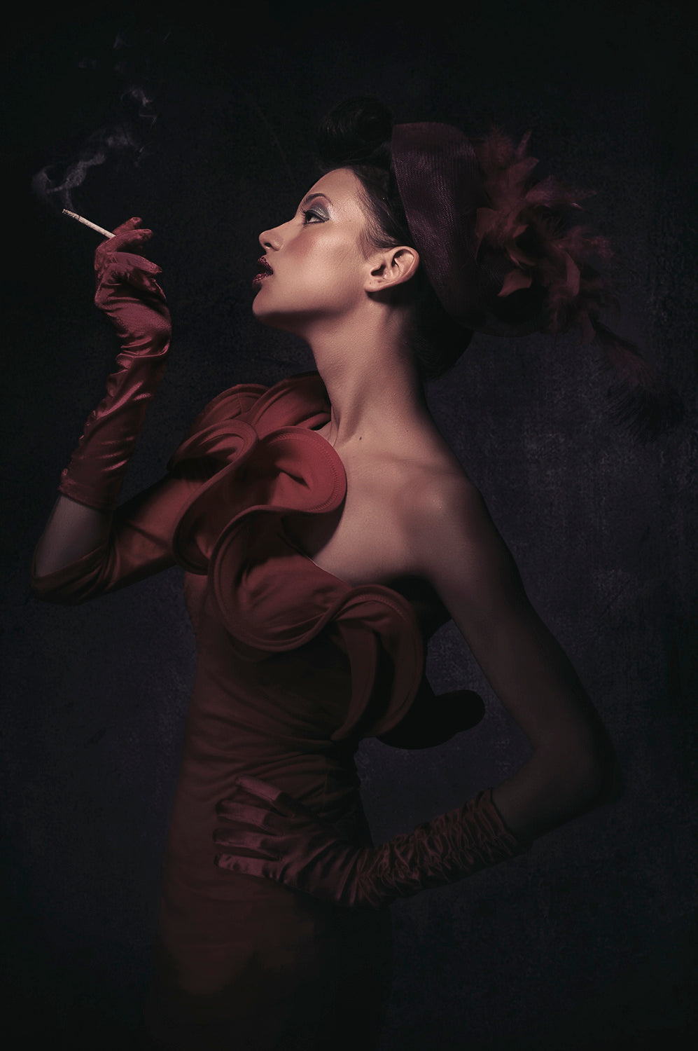 Red Lady Poster och Canvastavla