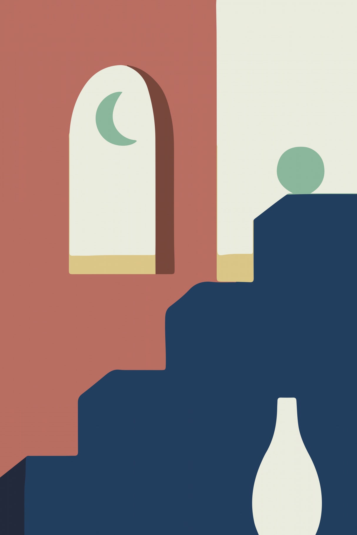 Boho Minimal Design #2 Poster och Canvastavla