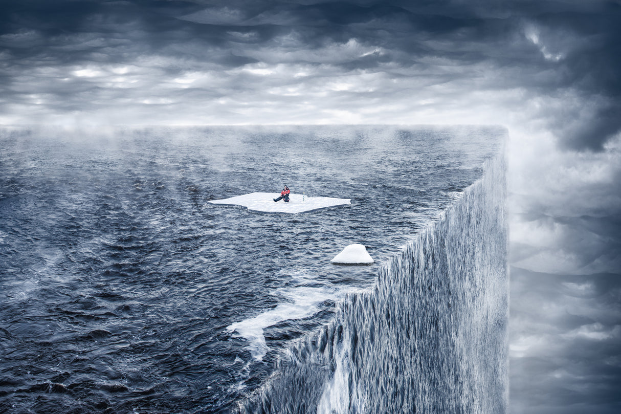 Ice Fishing Poster och Canvastavla
