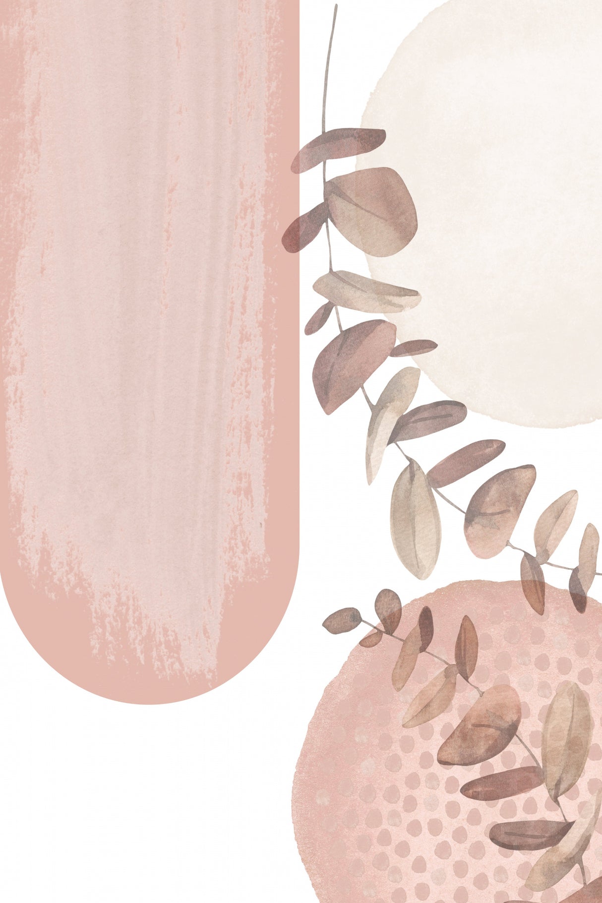 boho pink-2 Poster och Canvastavla