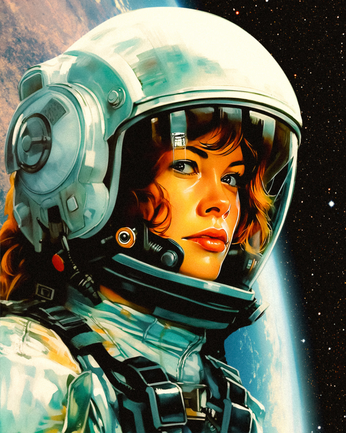 Astronaut Poster 1 Poster och Canvastavla