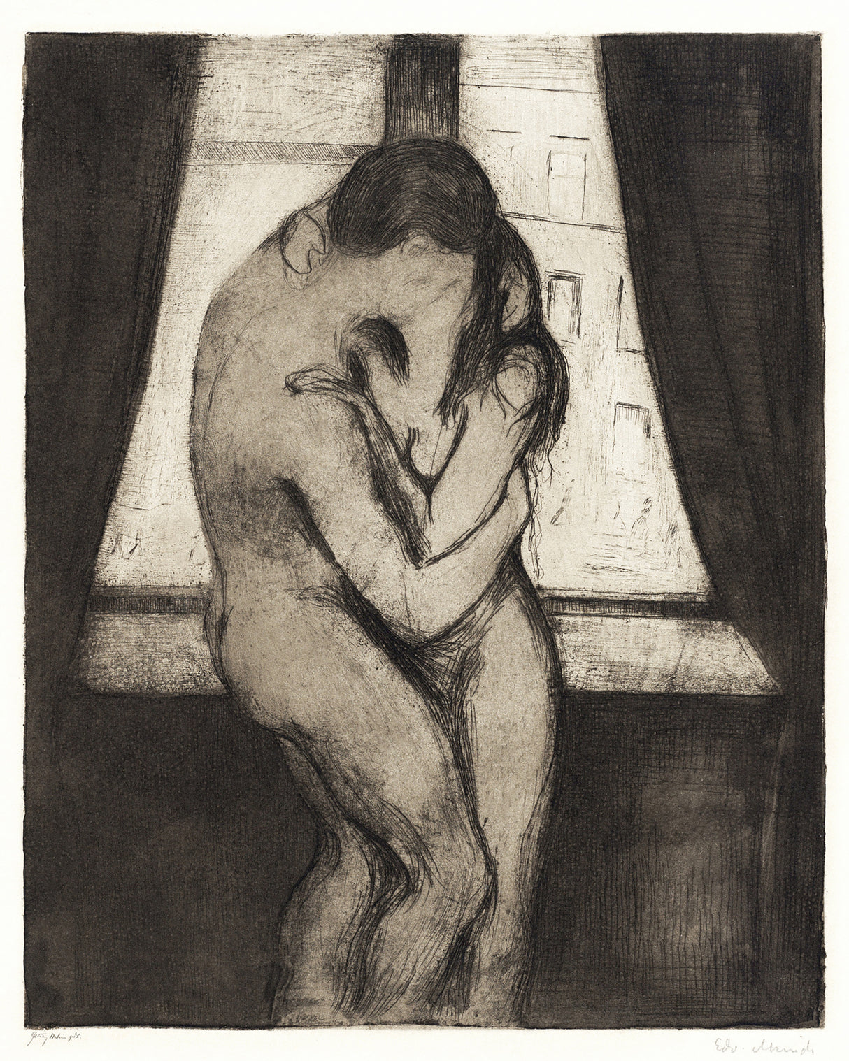 The Kiss 1895 Poster och Canvastavla