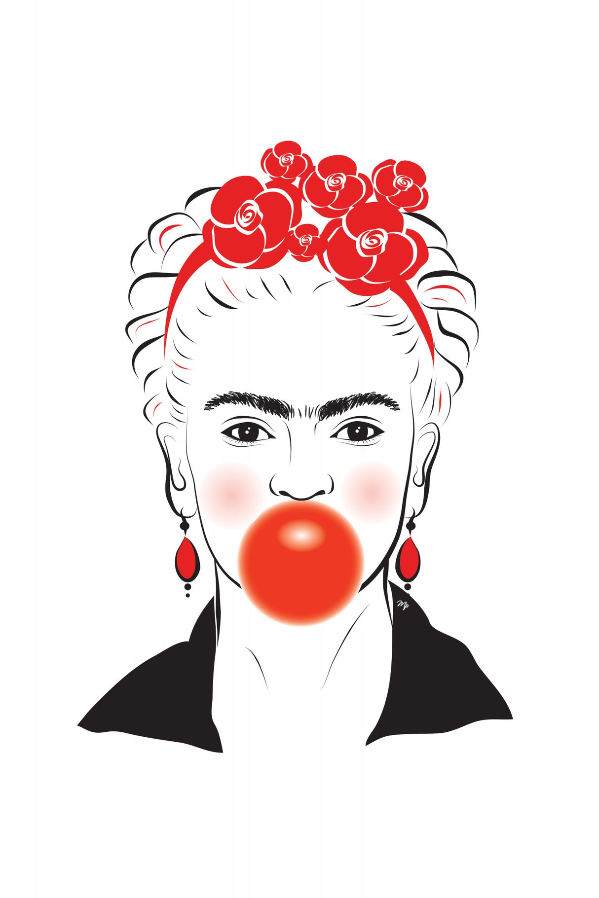 Frida Poster och Canvastavla