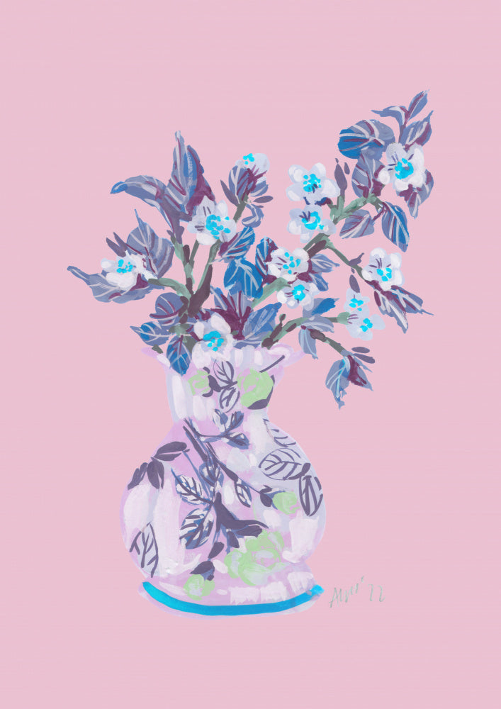 Apple Blossom - Pink Vas och keramikposter