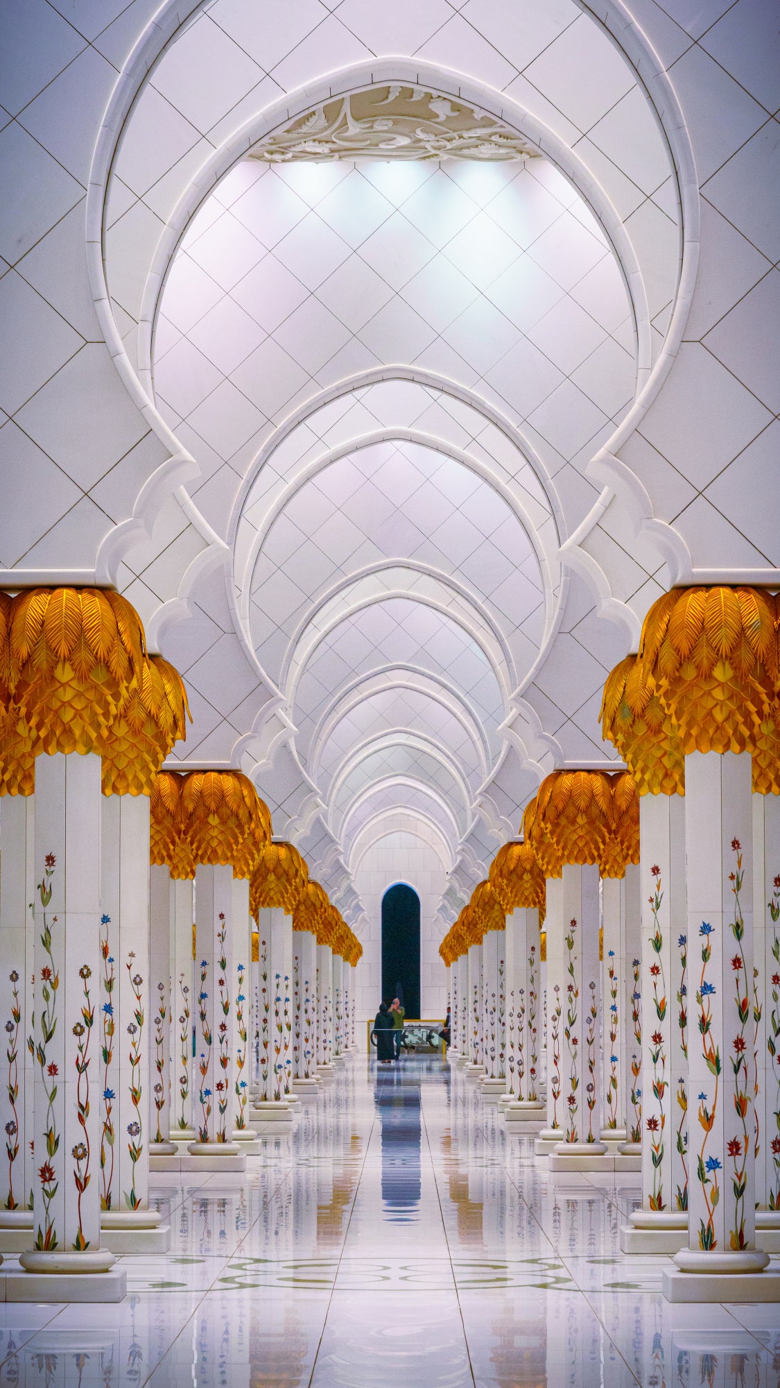 Abu Dhabi / Sheikh Zayed Mosque 3 Poster och Canvastavla