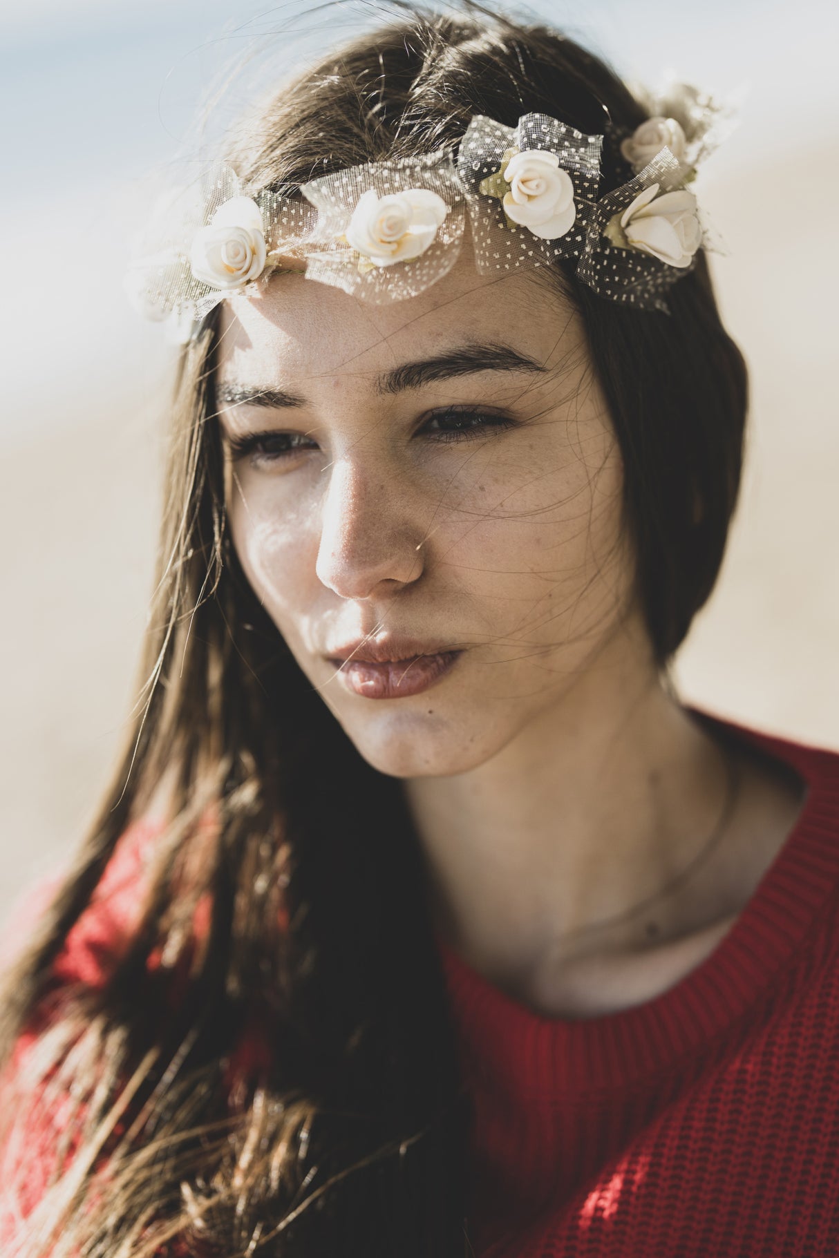 portrait of a young woman Poster och Canvastavla