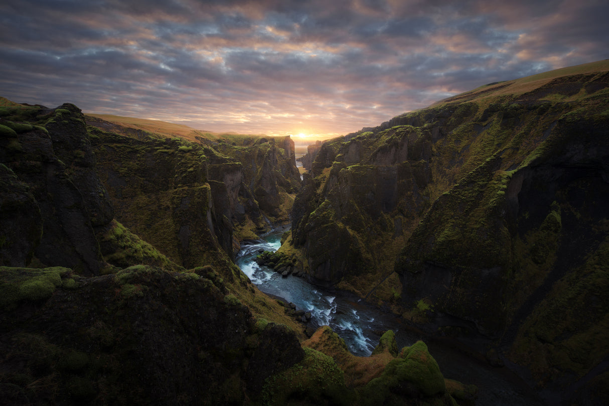 Sunrise at the Canyon Poster och Canvastavla