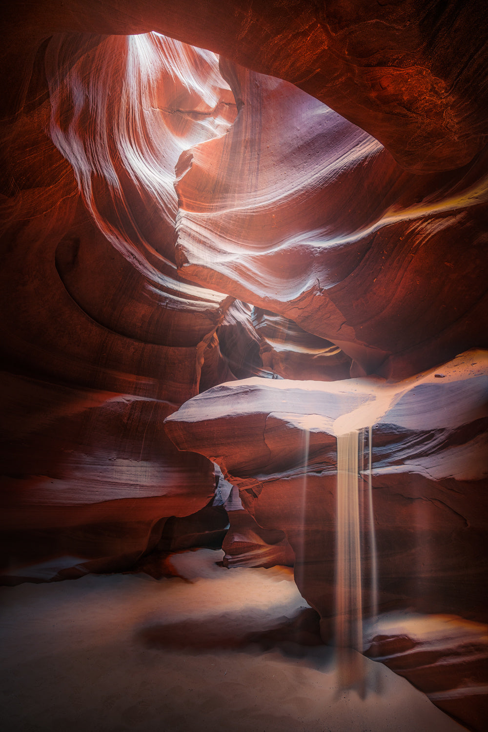 Antelope Sandfall Poster och Canvastavla