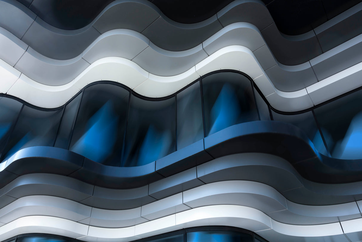 Wavy facade Poster och Canvastavla