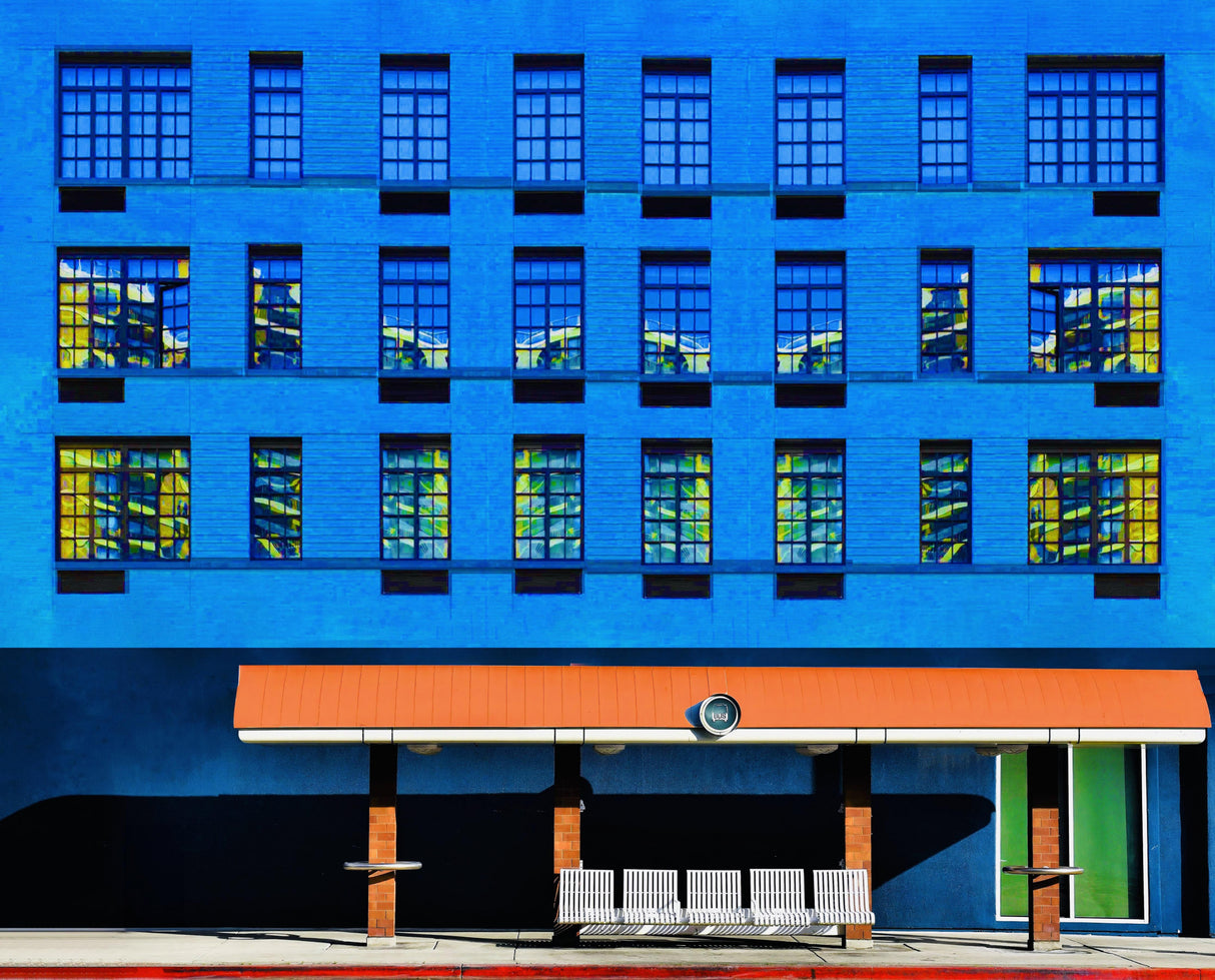 Urban textures - Los Angeles California Poster och Canvastavla