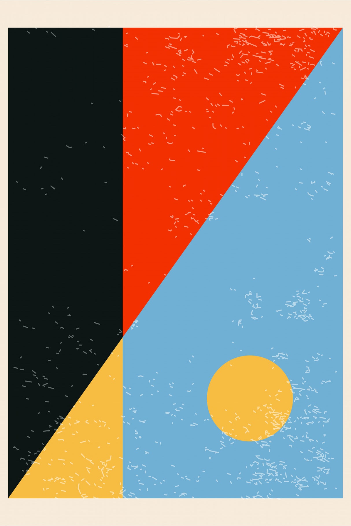 Minimal Abstract Shapes Series #6 Poster och Canvastavla