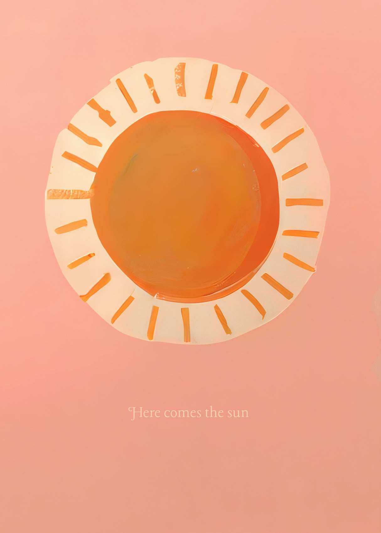 Here Comes the Sun Poster och Canvastavla
