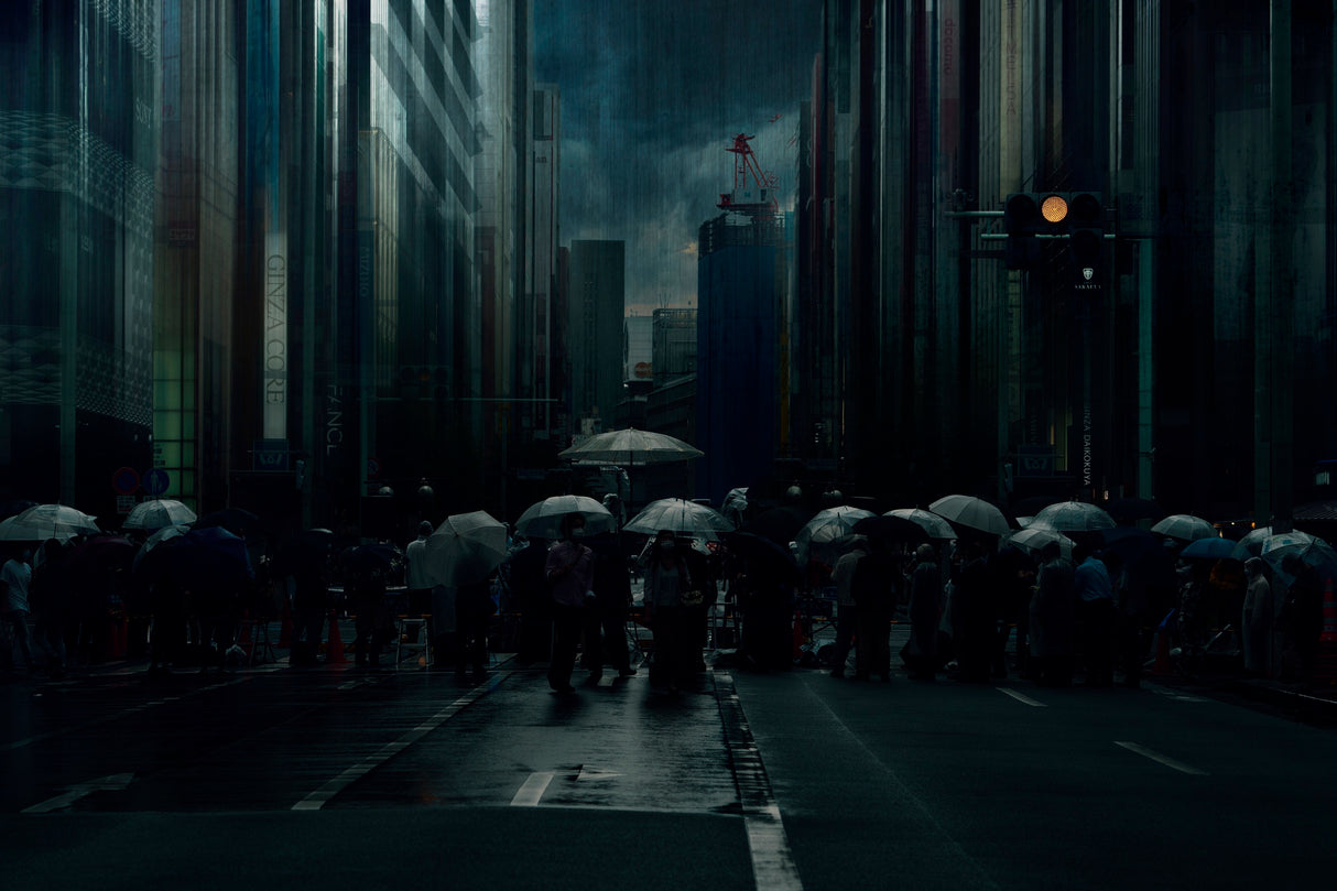 Dark rain Poster och Canvastavla
