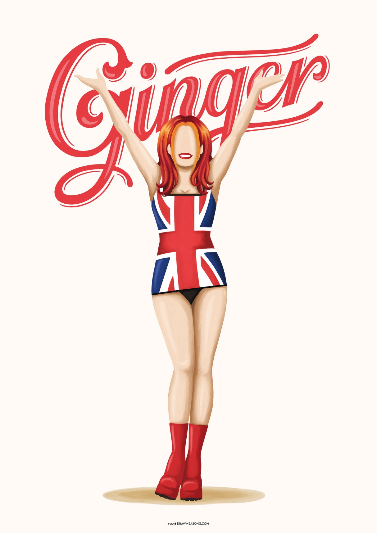 Ginger Spice Poster och Canvastavla