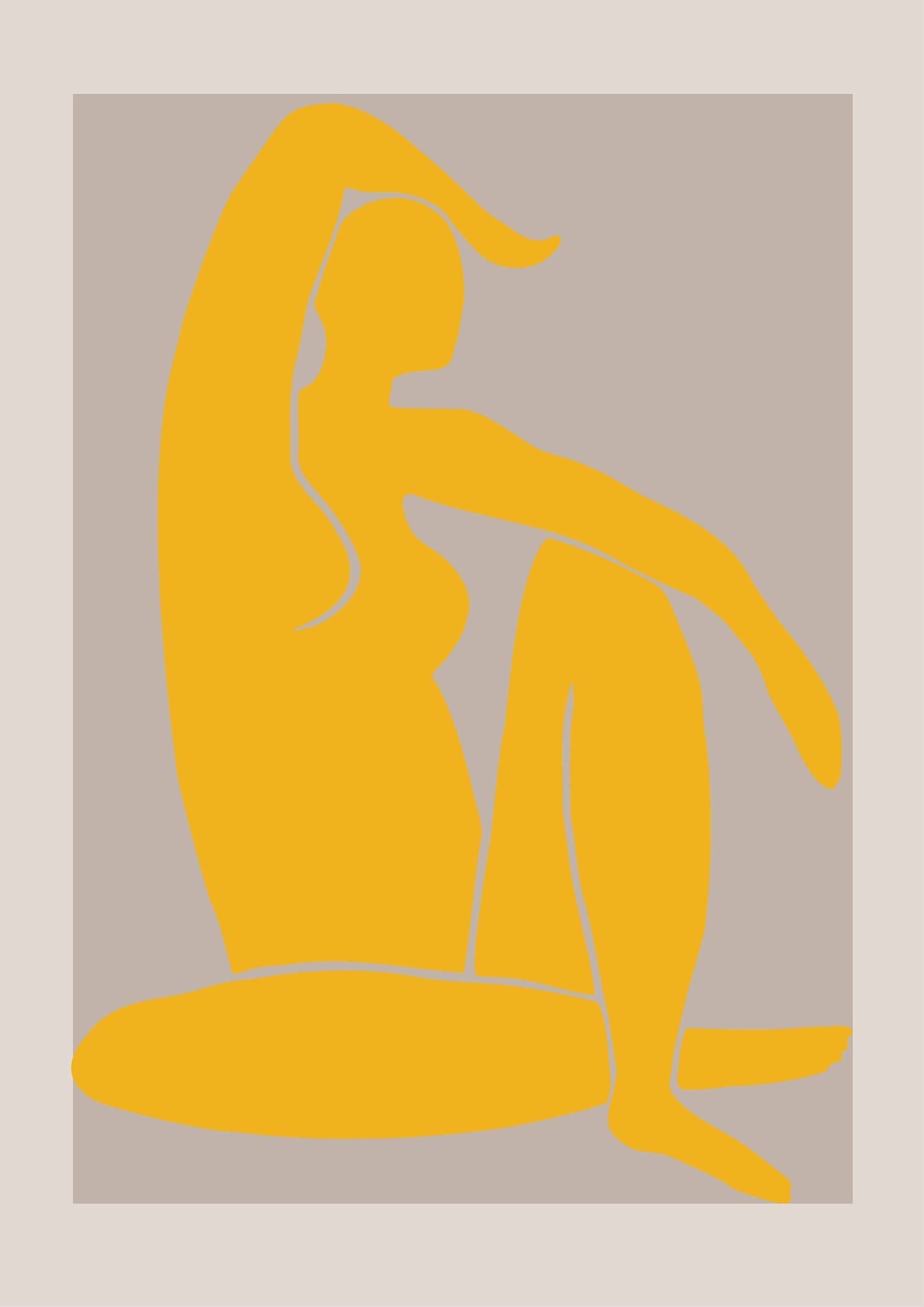 Yellow Figure poster