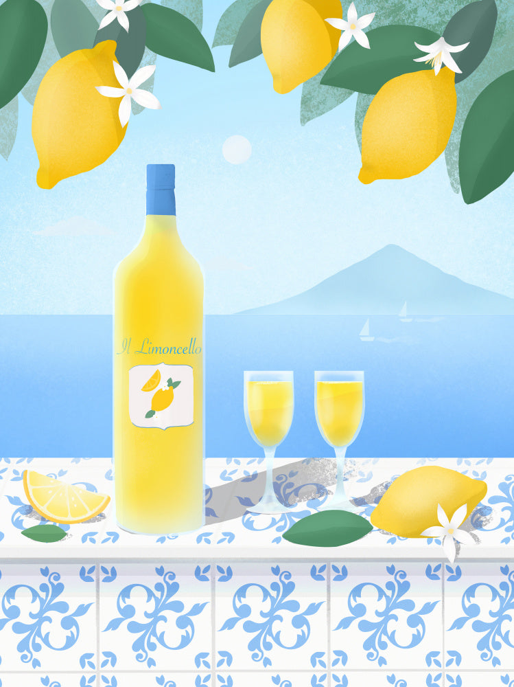 Limoncello Poster PL Kitchen poster eller kökstavla