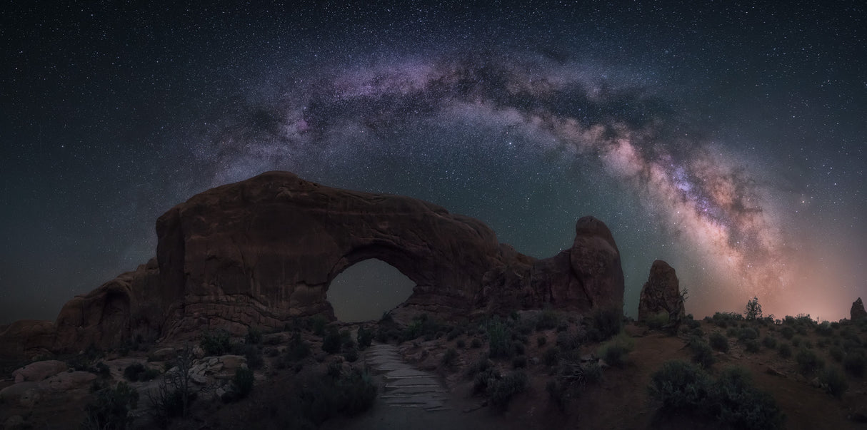 Double Arch Poster och Canvastavla