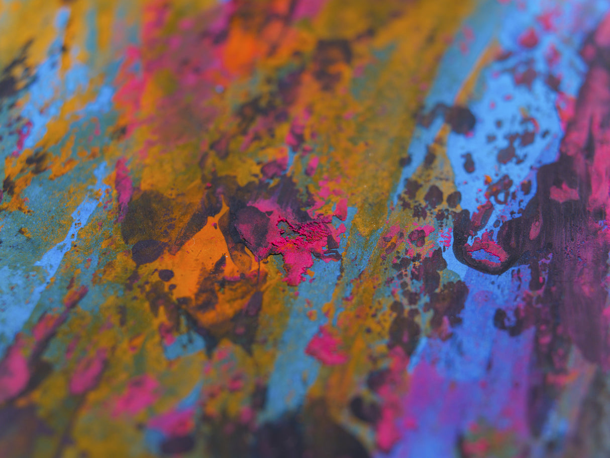 colored paints Poster och Canvastavla