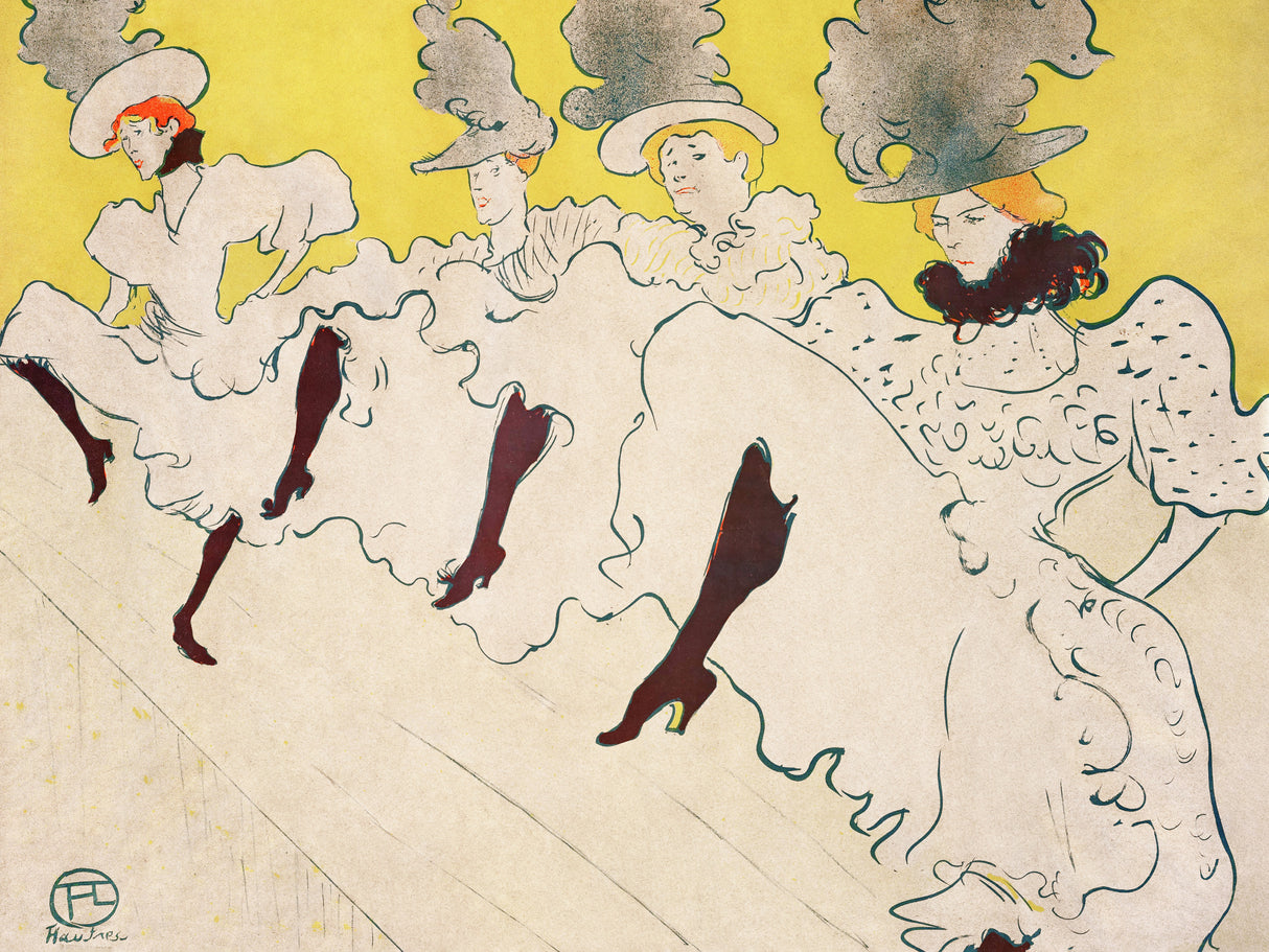 Mademoiselle Eglantine’s Troupe (1896) Poster och Canvastavla