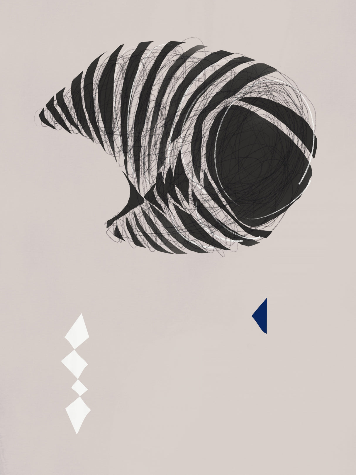 Abstract Hangings Poster och Canvastavla