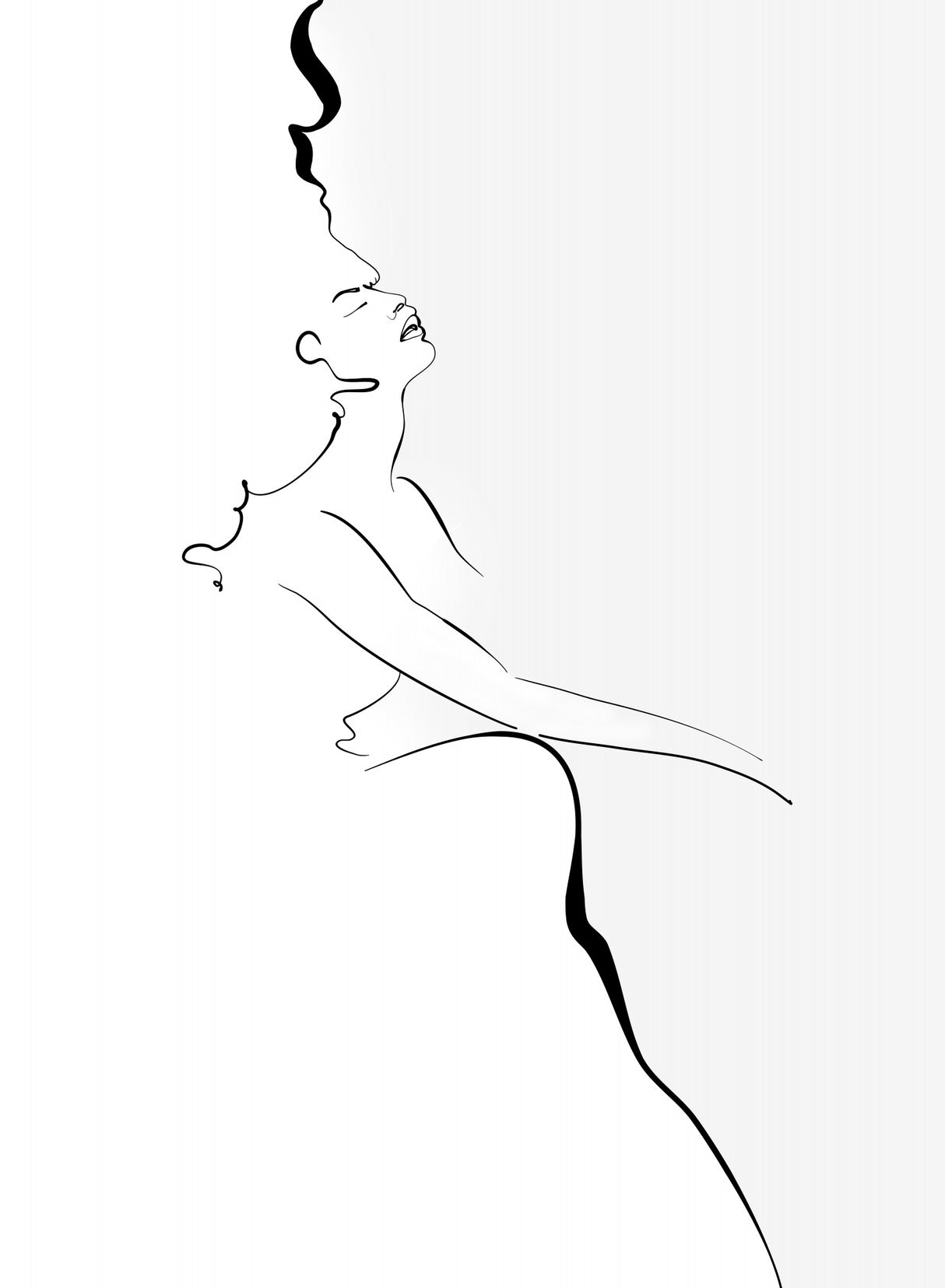 Silhouette Poster och Canvastavla