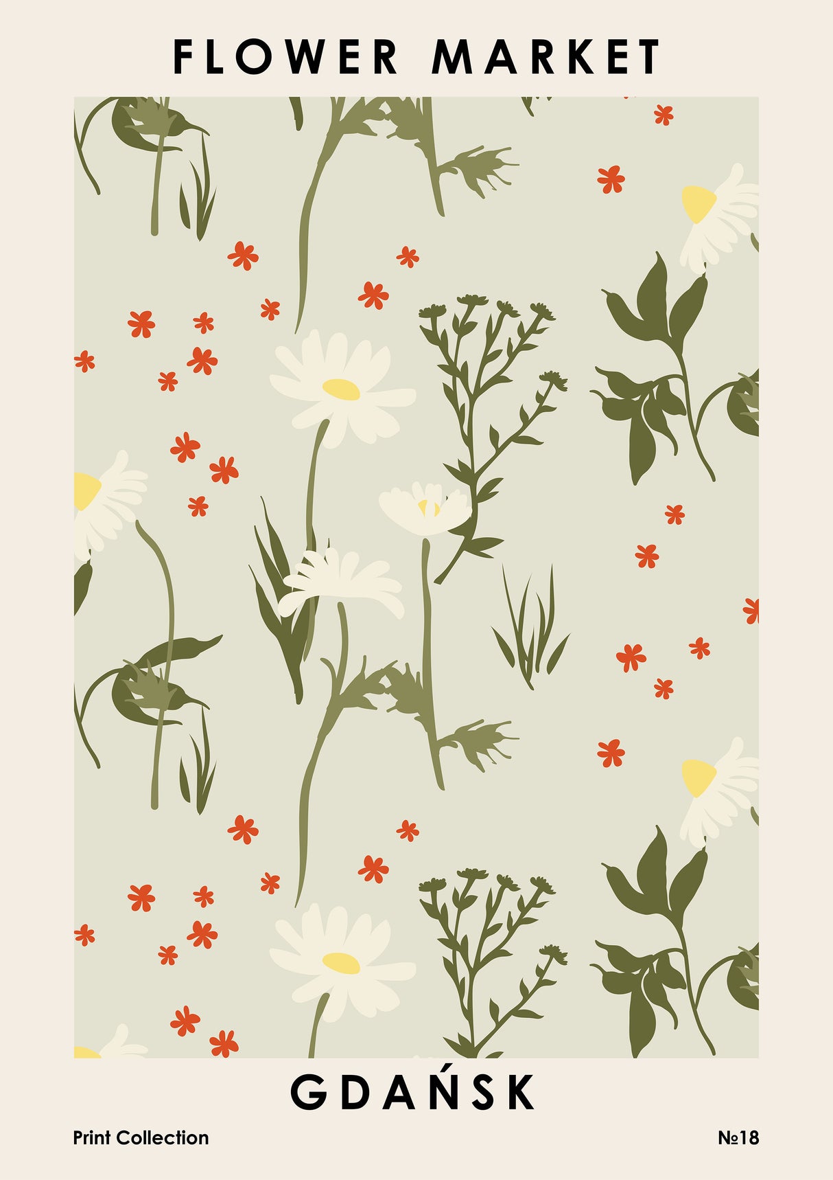 Flower Market GdaAsk poster