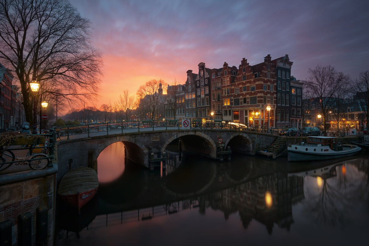 Amsterdam 19. Poster och Canvastavla