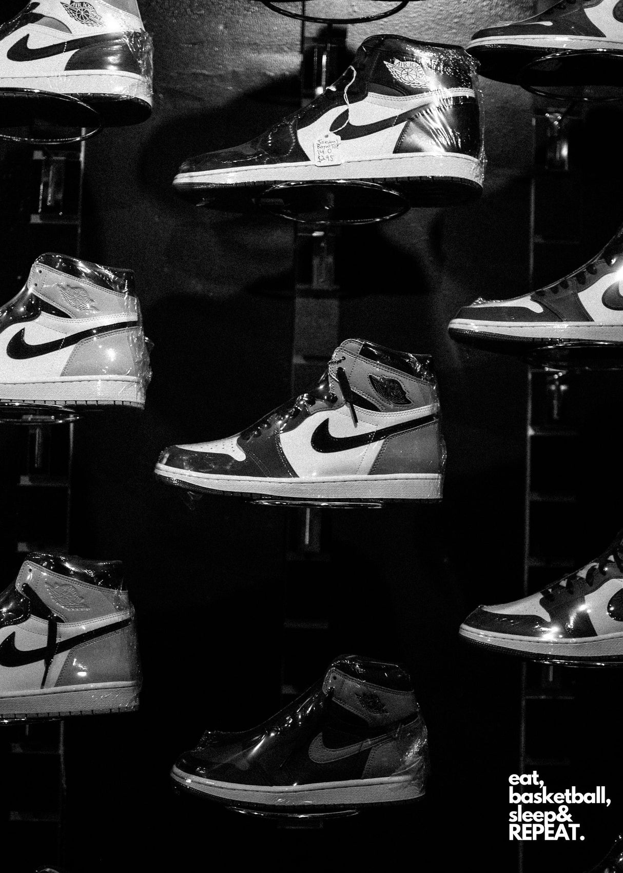 Shoe shelf air jordan poster