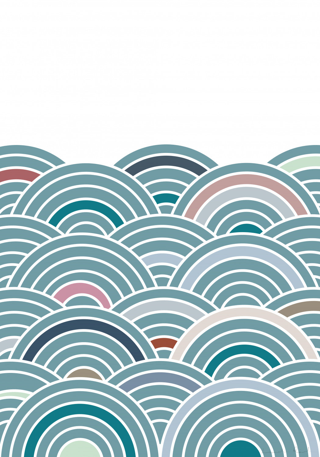 Sea of Rainbows Poster och Canvastavla