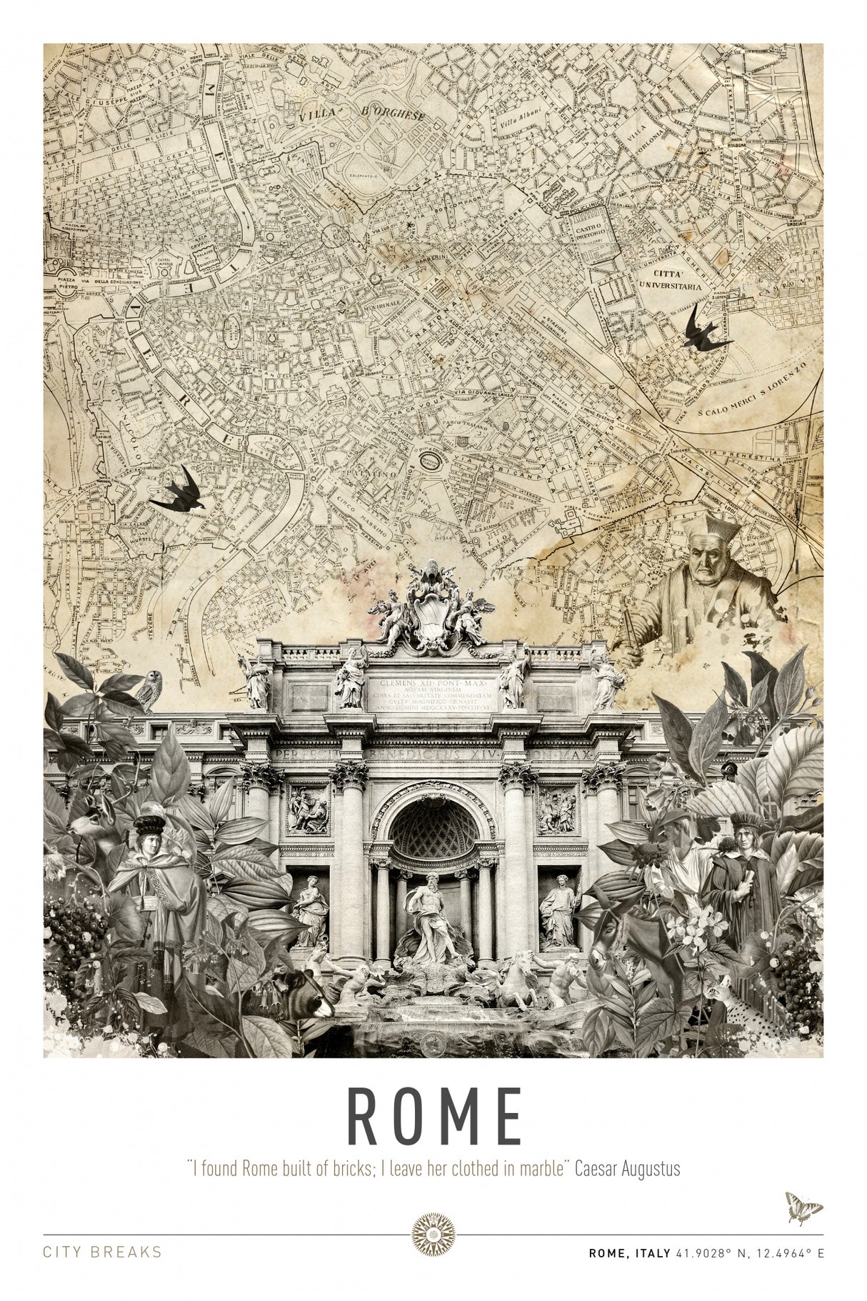 Rome (City Break) Poster och Canvastavla