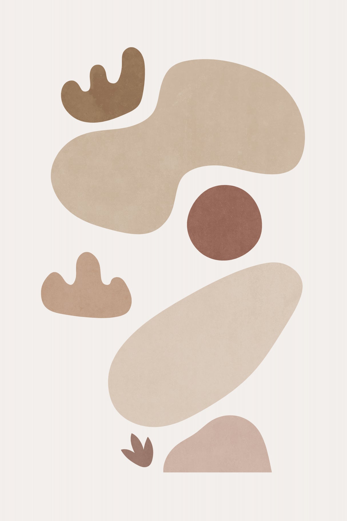 Landscape Shapes 36 Poster och Canvastavla