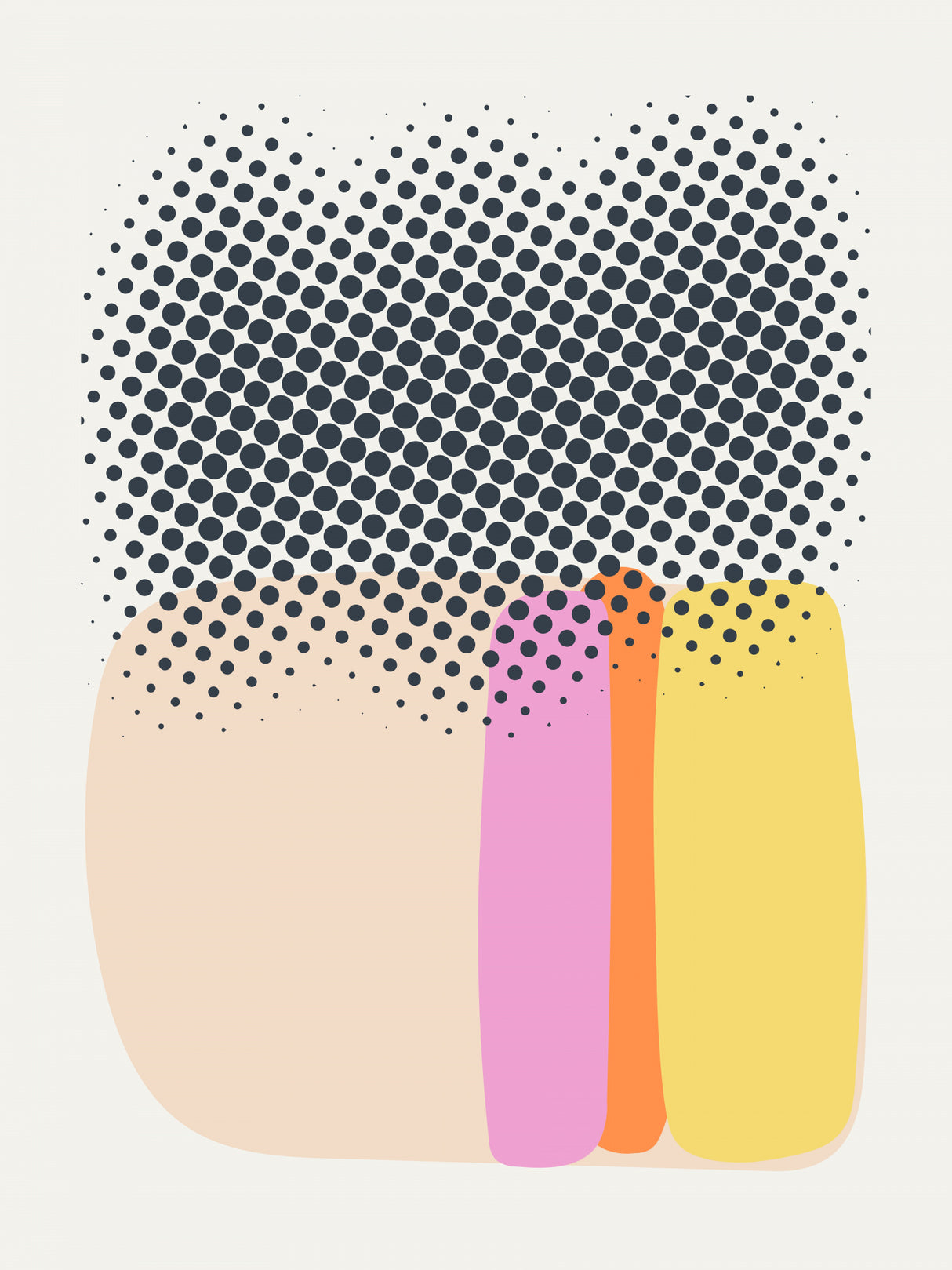 Blurred Abstraction Poster och Canvastavla