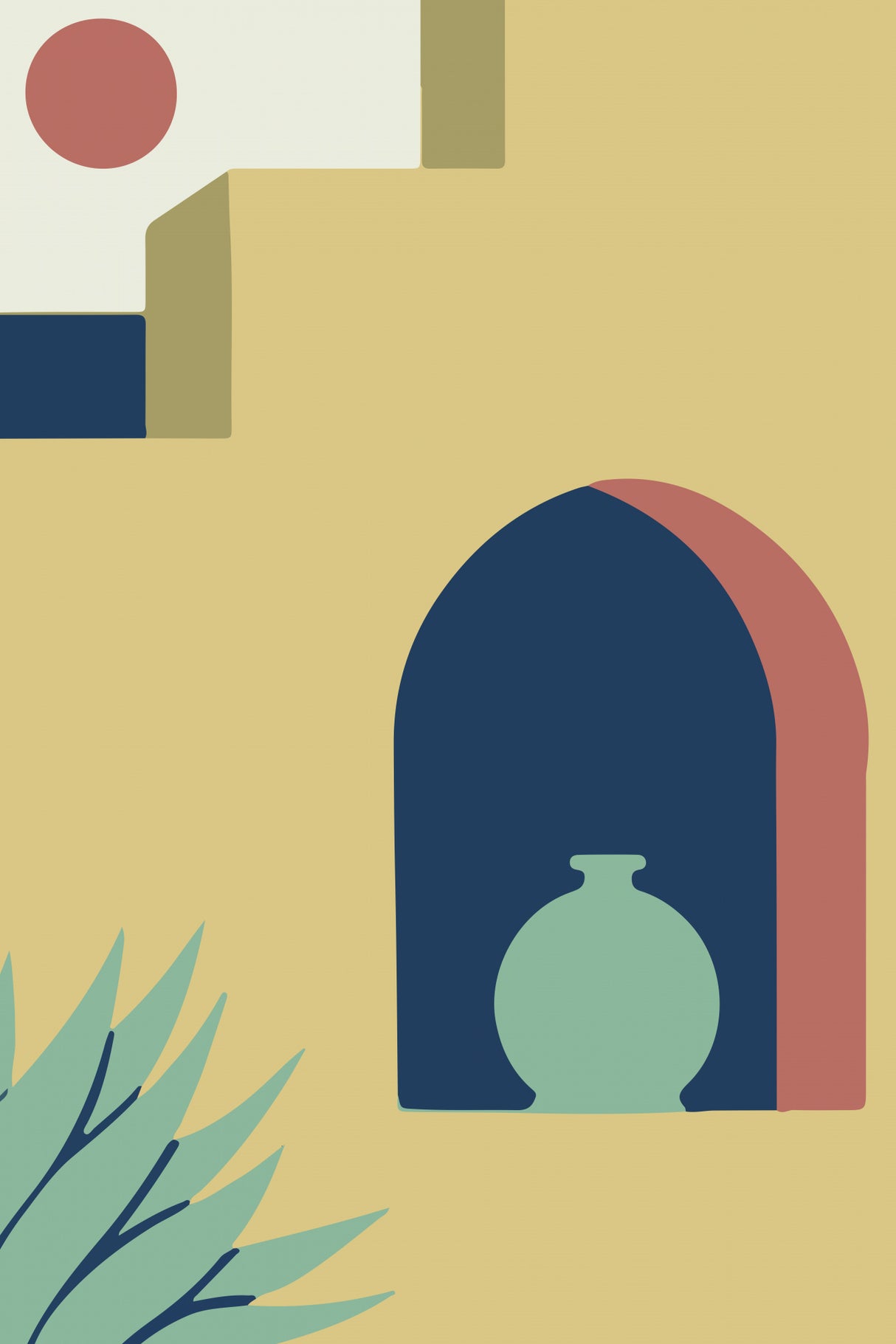 Boho Minimal Design #3 Poster och Canvastavla