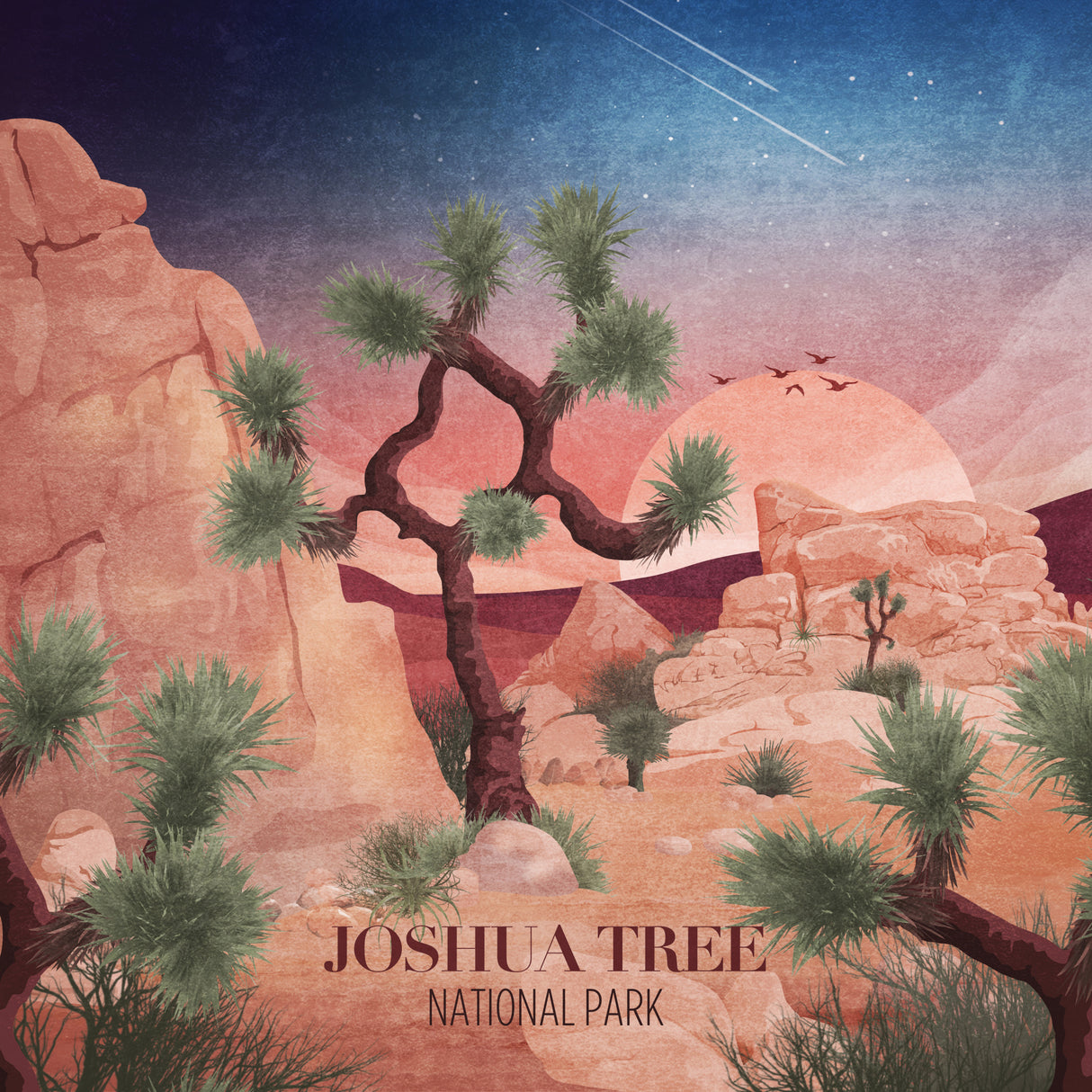 Joshua Tree Poster och Canvastavla