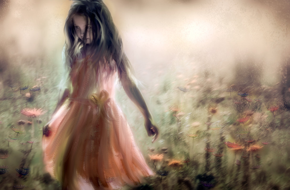 With time the child draws in... Poster och Canvastavla