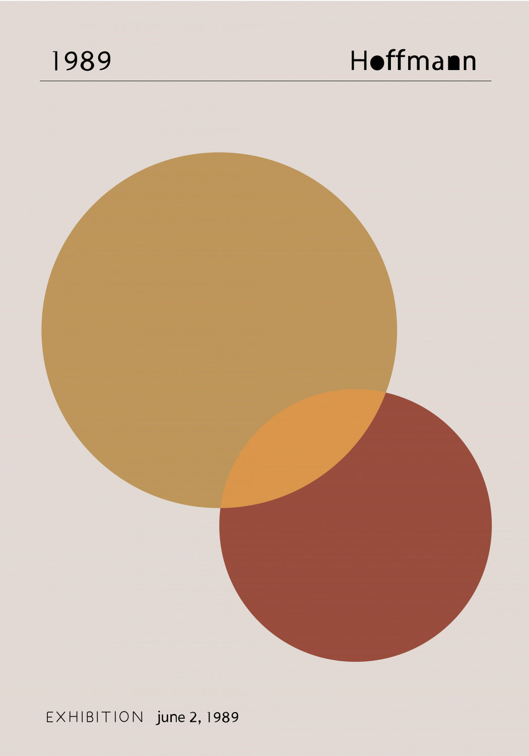 1989 Hoffman Poster och Canvastavla
