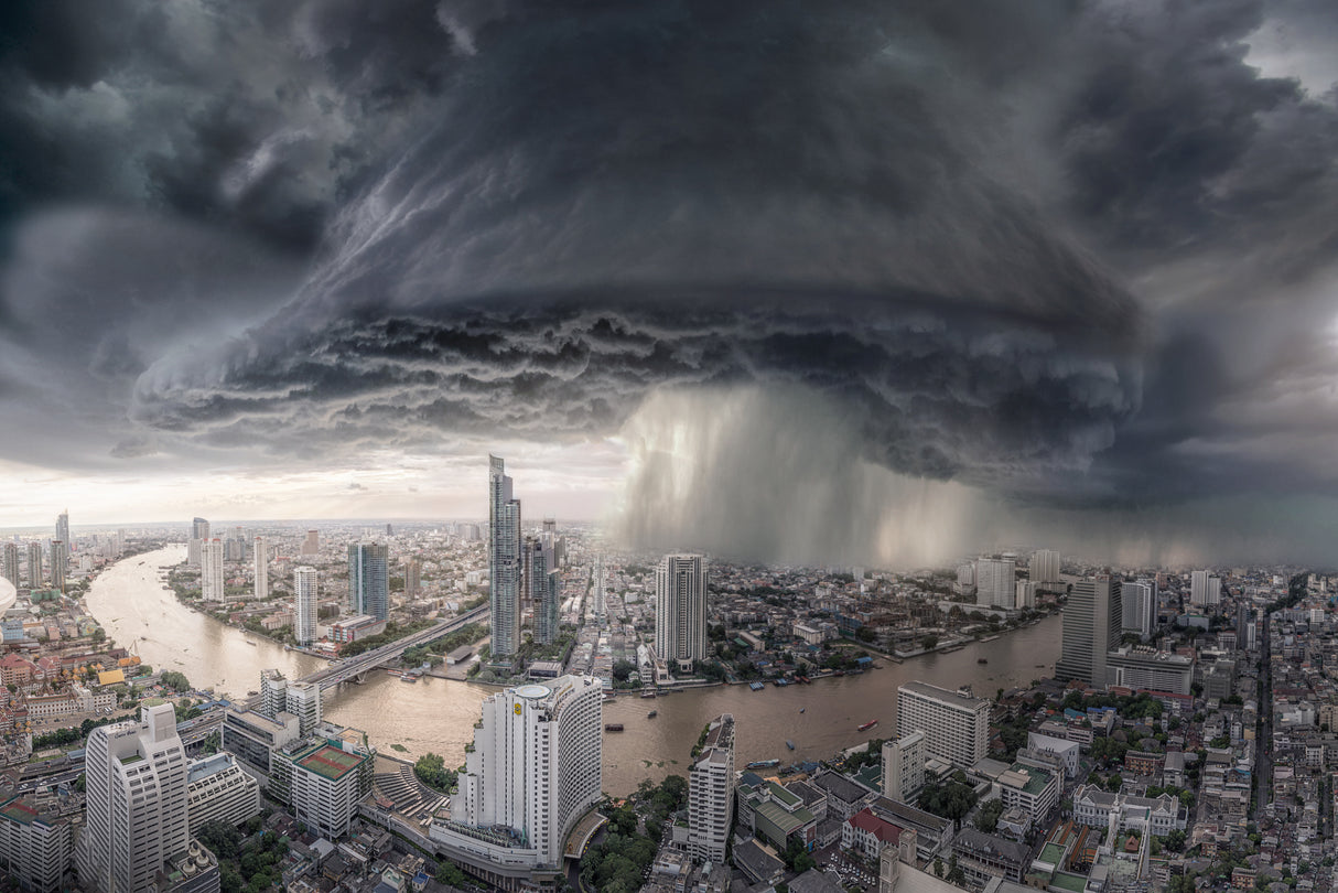 BangkokRain Poster och Canvastavla