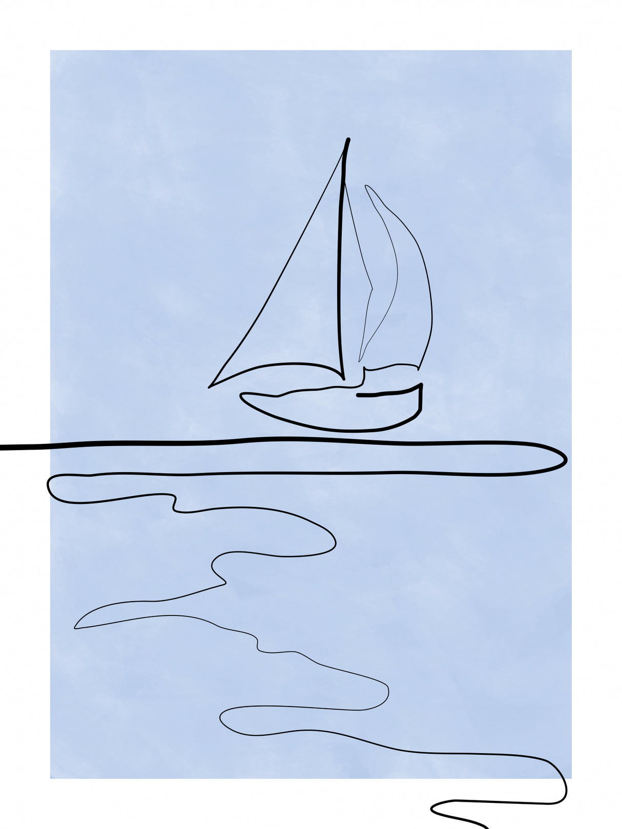 3x4 Aspectratio Indigo47 Poster och Canvastavla