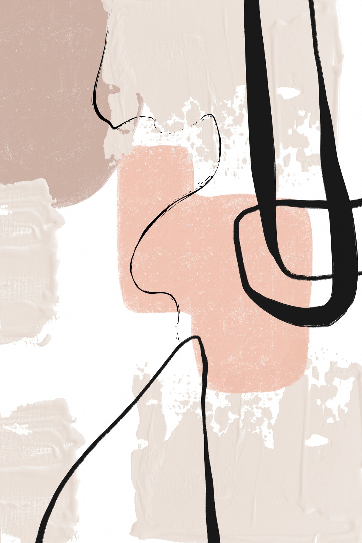 Smooth Shapes 3 Poster och Canvastavla