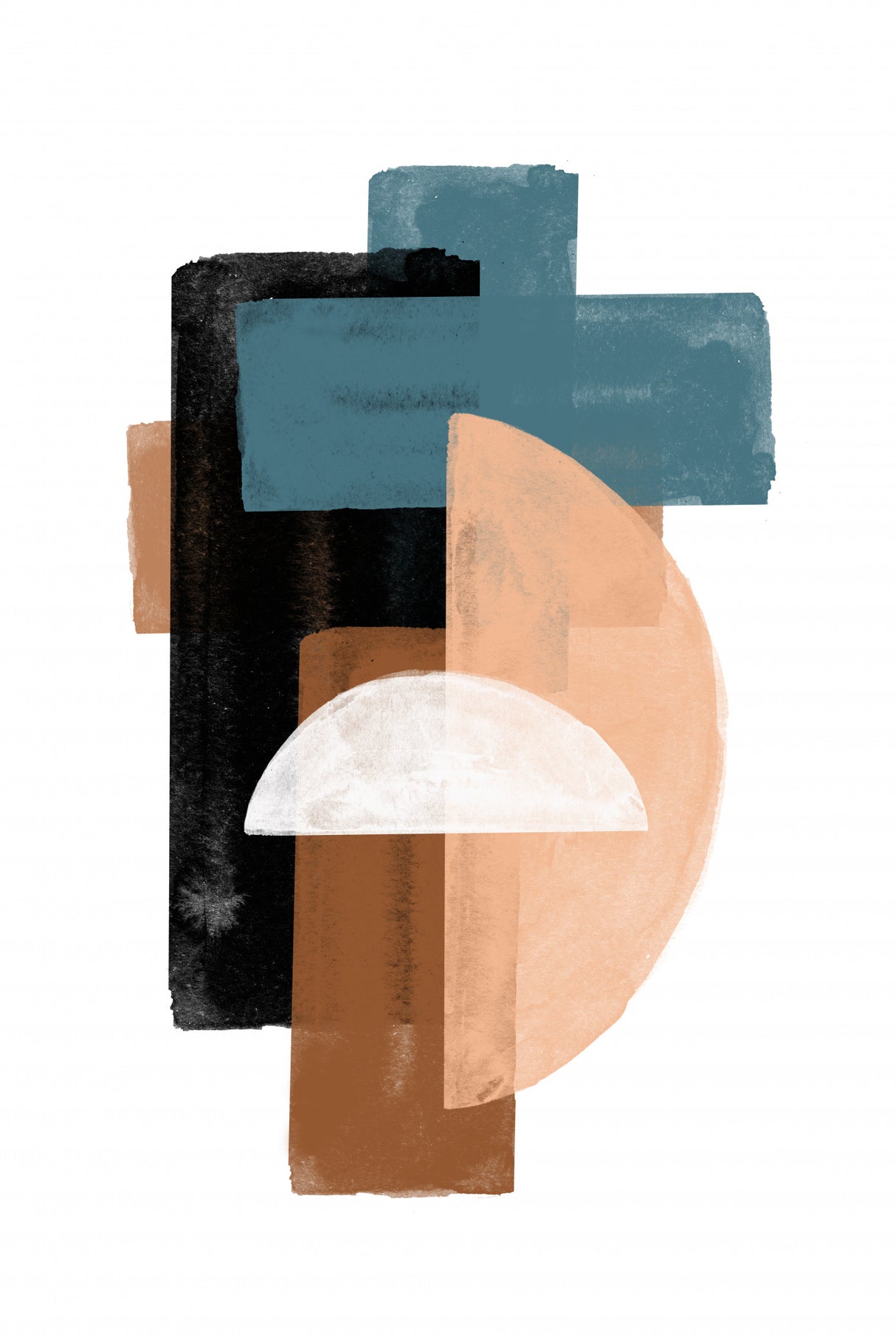 Study Composition No1. Poster och Canvastavla