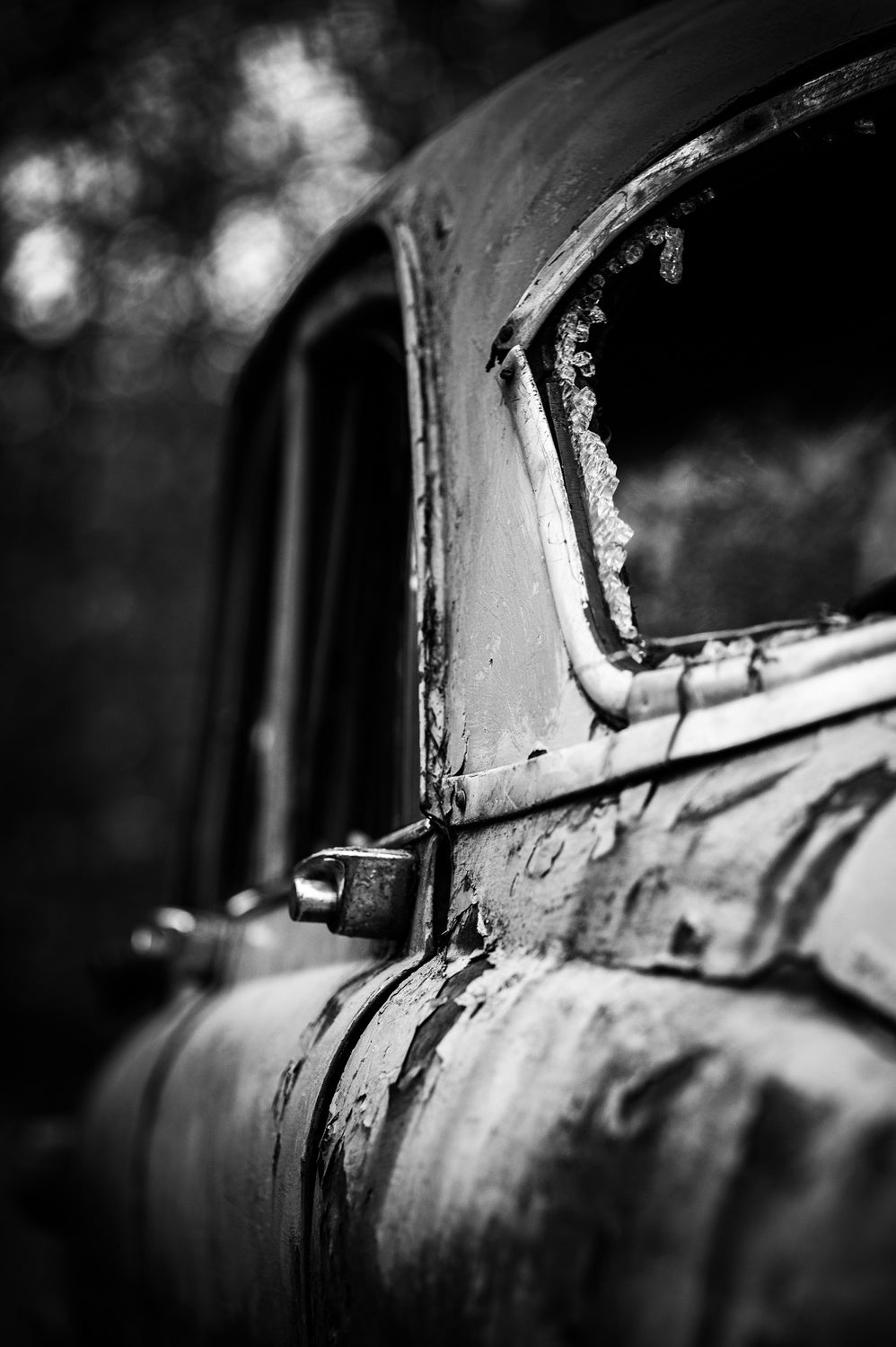 Scrap car Poster och Canvastavla