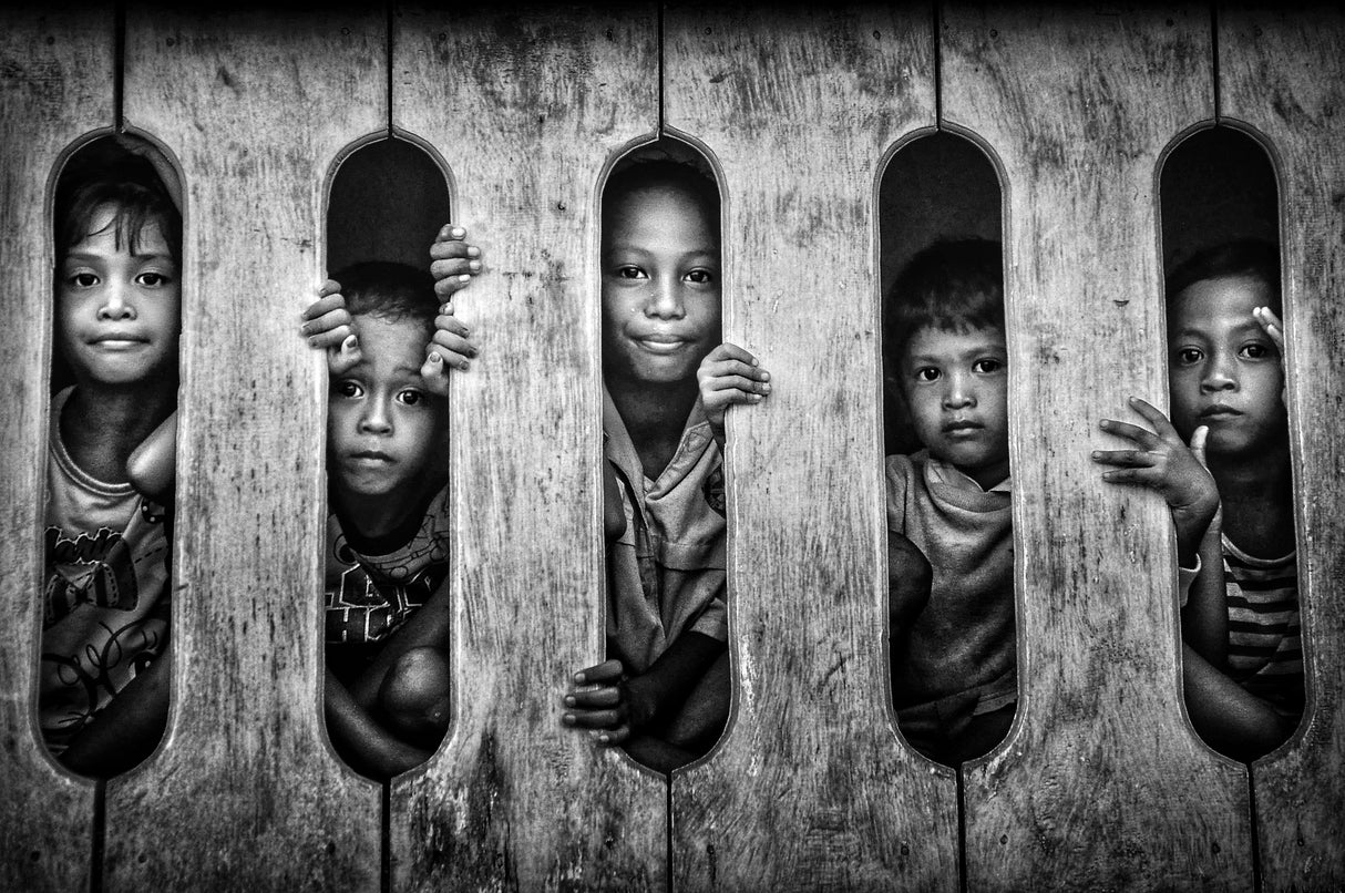 Window of a coastal child Poster och Canvastavla