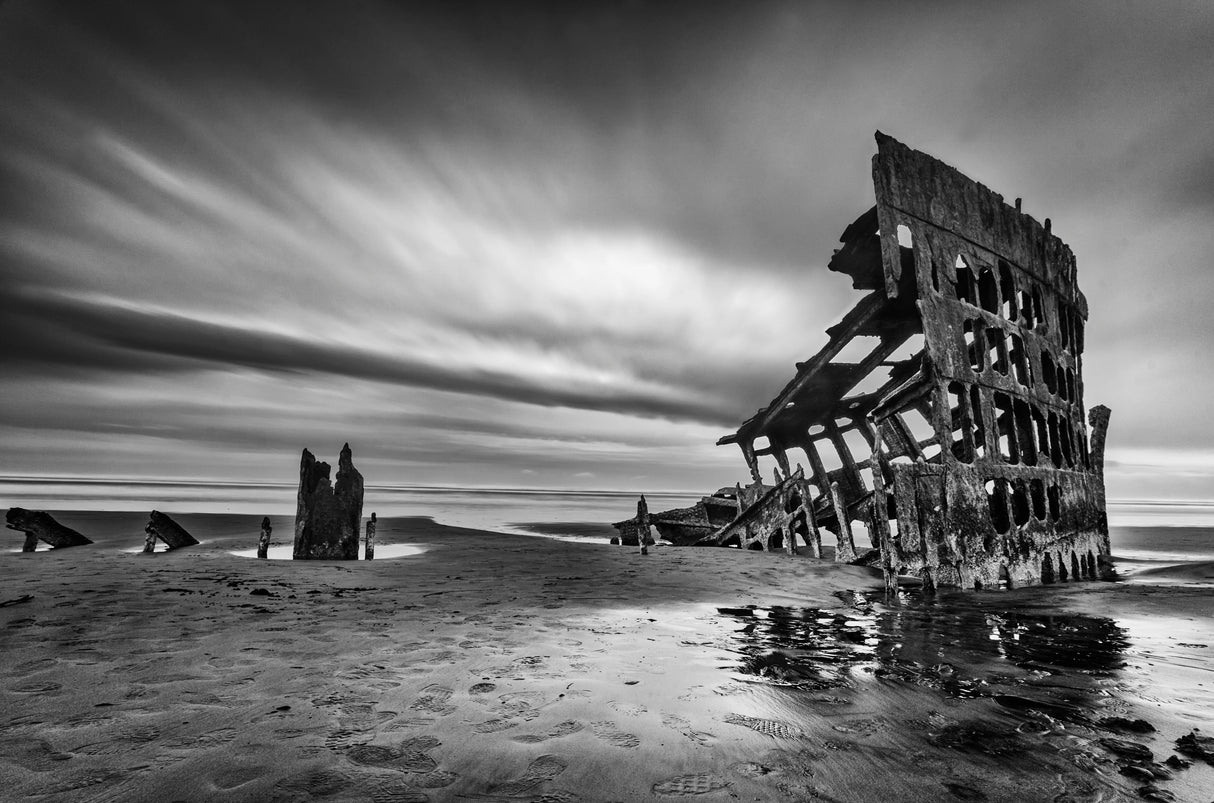 The Wreck of the Peter Iredale Poster och Canvastavla