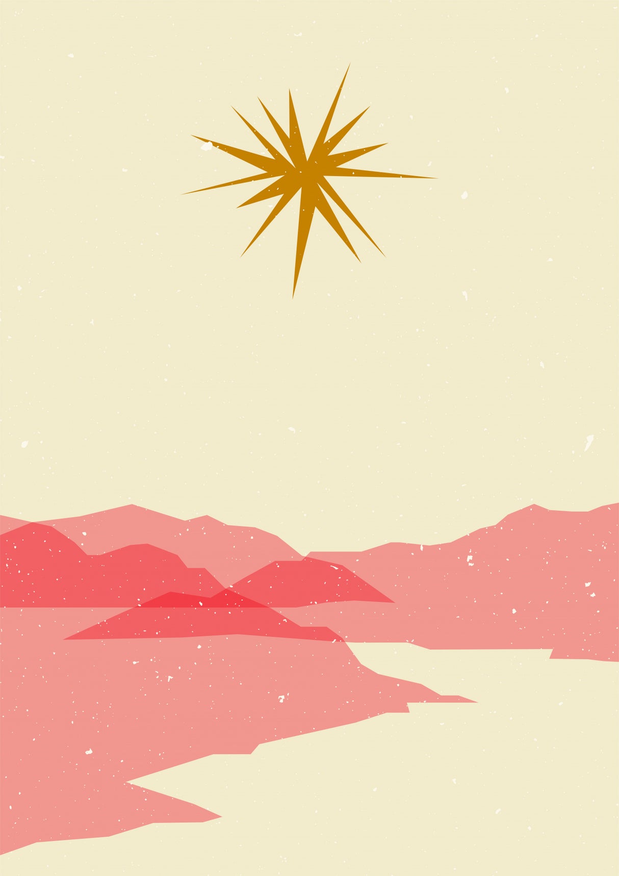 Sunny landscape Poster och Canvastavla