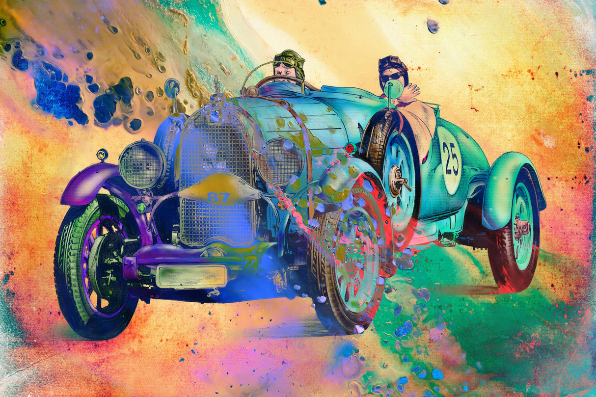 Vintage car 1 Poster och Canvastavla