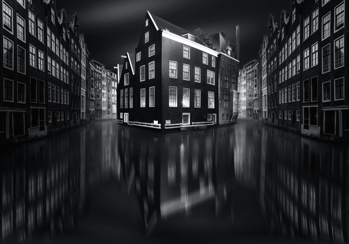 Amsterdam Simetrico Poster och Canvastavla