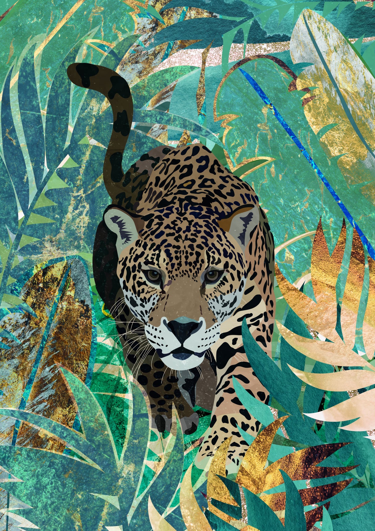Jaguar Jungle 2 Poster och Canvastavla