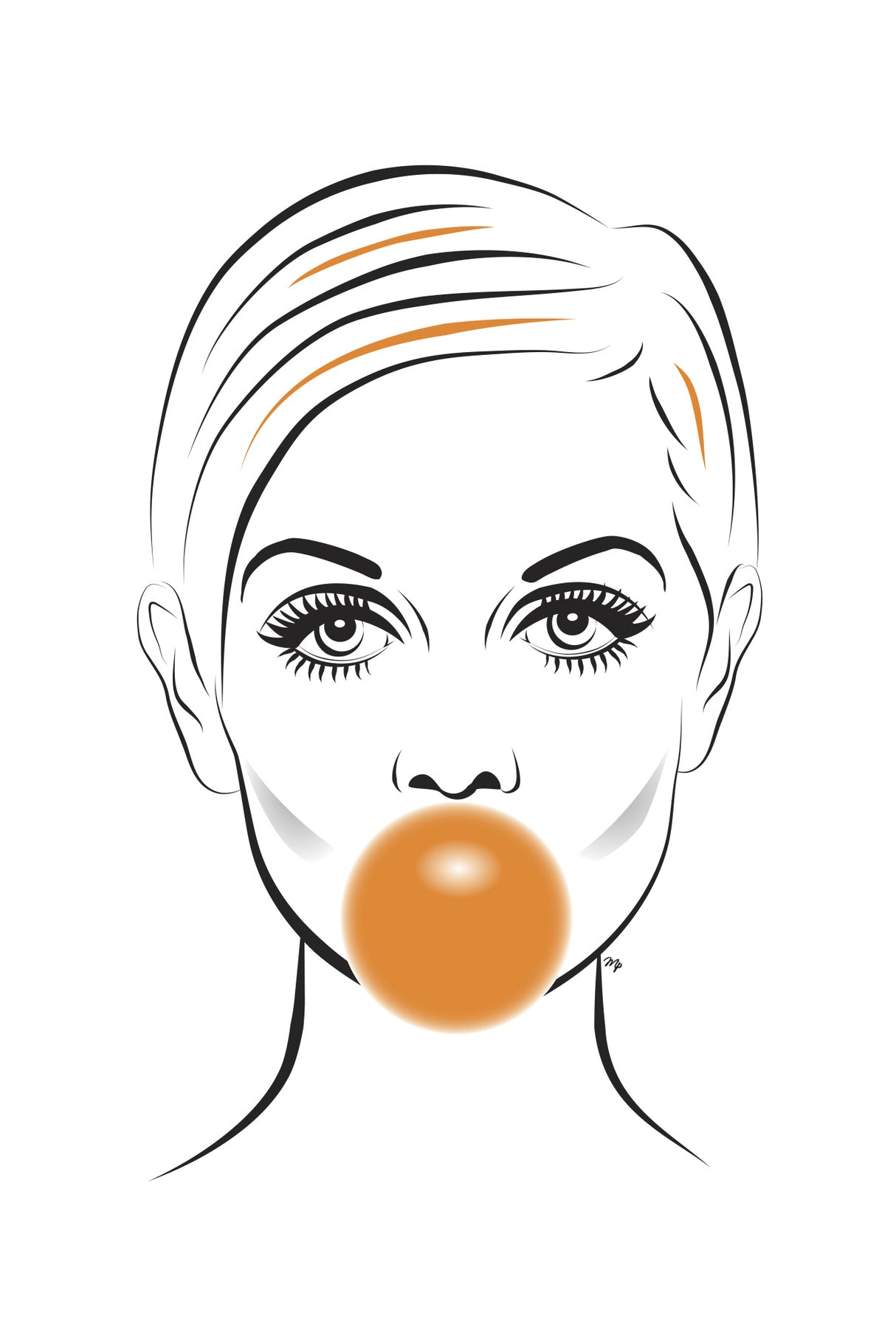 Twiggy Poster och Canvastavla